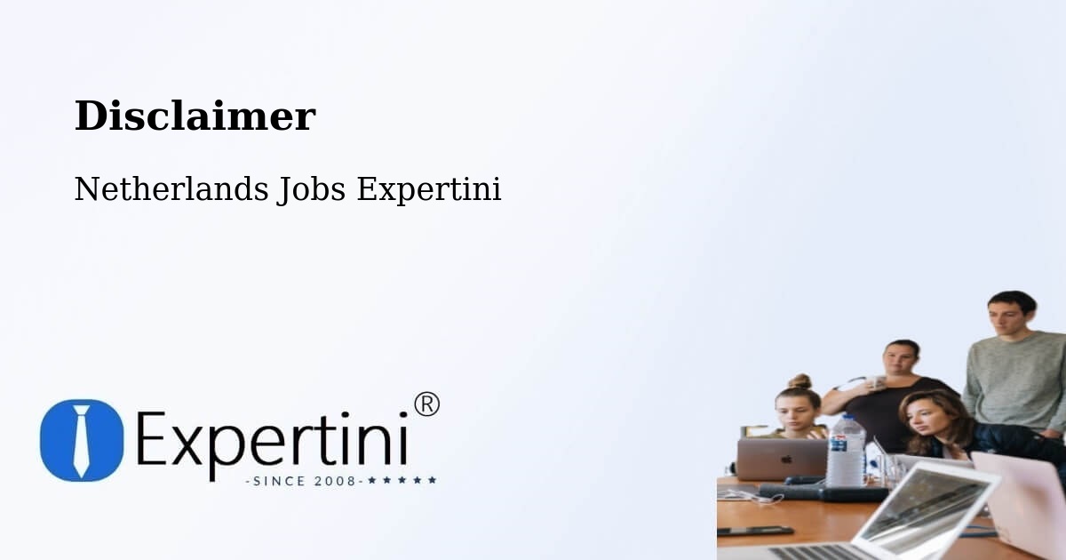 Disclaimer – Duizel - Netherlands Jobs Expertini